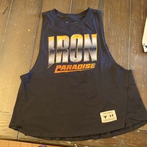 Under Armour Iron Paradise tank size S NEVER WORN
